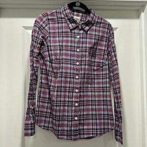 J Crew plaid button down shirt
